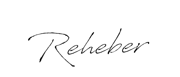 How to make Reheber name signature. Use Antro_Vectra style for creating short signs online. This is the latest handwritten sign. Reheber signature style 6 images and pictures png