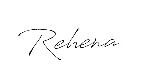 Use a signature maker to create a handwritten signature online. With this signature software, you can design (Antro_Vectra) your own signature for name Rehena. Rehena signature style 6 images and pictures png