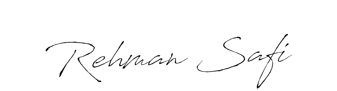 Also You can easily find your signature by using the search form. We will create Rehman Safi name handwritten signature images for you free of cost using Antro_Vectra sign style. Rehman Safi signature style 6 images and pictures png