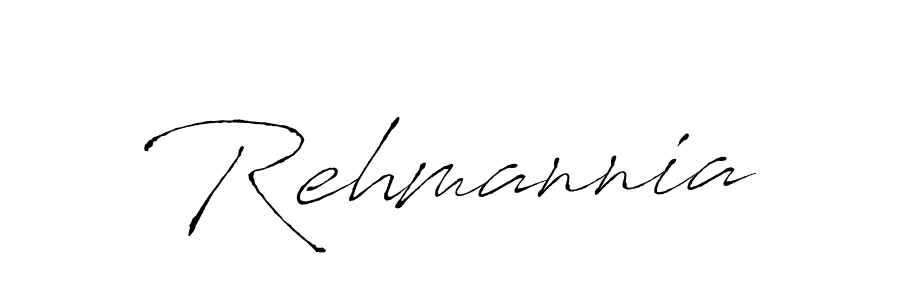Create a beautiful signature design for name Rehmannia. With this signature (Antro_Vectra) fonts, you can make a handwritten signature for free. Rehmannia signature style 6 images and pictures png