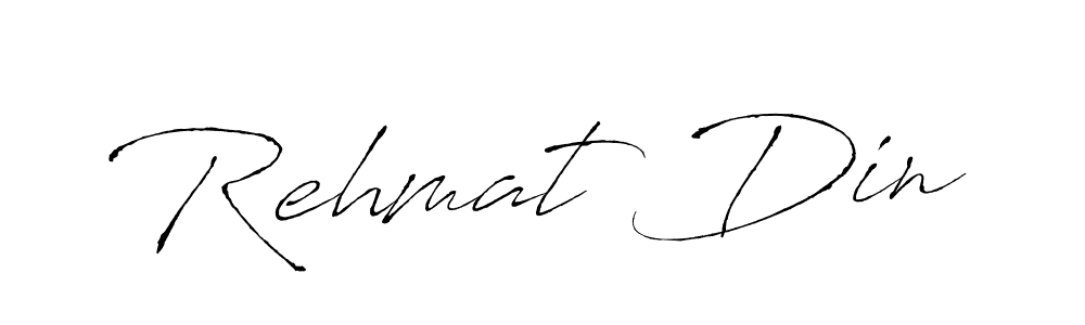 Also we have Rehmat Din name is the best signature style. Create professional handwritten signature collection using Antro_Vectra autograph style. Rehmat Din signature style 6 images and pictures png