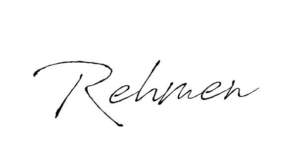 The best way (Antro_Vectra) to make a short signature is to pick only two or three words in your name. The name Rehmen include a total of six letters. For converting this name. Rehmen signature style 6 images and pictures png