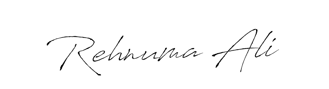 Make a beautiful signature design for name Rehnuma Ali. With this signature (Antro_Vectra) style, you can create a handwritten signature for free. Rehnuma Ali signature style 6 images and pictures png