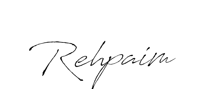 How to make Rehpaim signature? Antro_Vectra is a professional autograph style. Create handwritten signature for Rehpaim name. Rehpaim signature style 6 images and pictures png