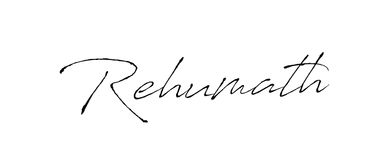 Use a signature maker to create a handwritten signature online. With this signature software, you can design (Antro_Vectra) your own signature for name Rehumath. Rehumath signature style 6 images and pictures png