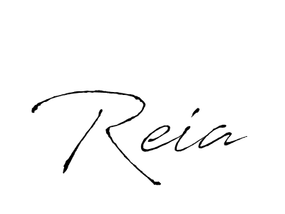 Use a signature maker to create a handwritten signature online. With this signature software, you can design (Antro_Vectra) your own signature for name Reia. Reia signature style 6 images and pictures png
