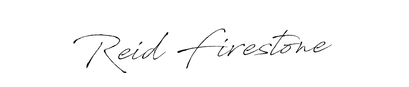 How to make Reid Firestone name signature. Use Antro_Vectra style for creating short signs online. This is the latest handwritten sign. Reid Firestone signature style 6 images and pictures png