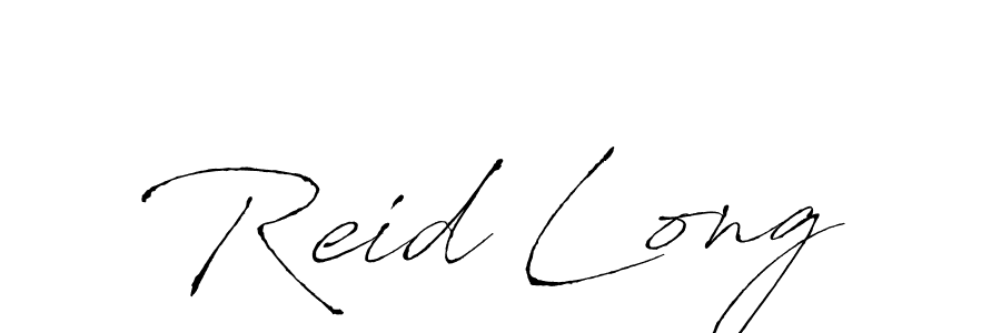 Reid Long stylish signature style. Best Handwritten Sign (Antro_Vectra) for my name. Handwritten Signature Collection Ideas for my name Reid Long. Reid Long signature style 6 images and pictures png