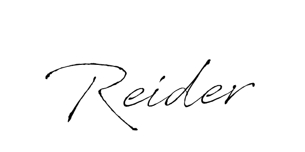 How to make Reider signature? Antro_Vectra is a professional autograph style. Create handwritten signature for Reider name. Reider signature style 6 images and pictures png