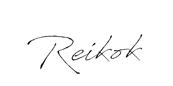 How to Draw Reikok signature style? Antro_Vectra is a latest design signature styles for name Reikok. Reikok signature style 6 images and pictures png