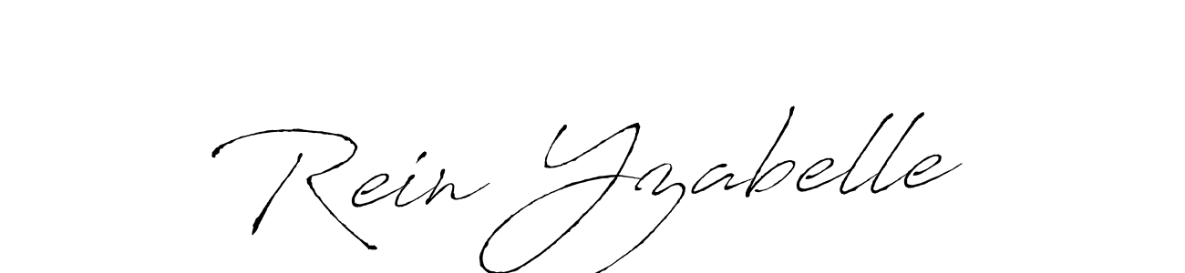 How to make Rein Yzabelle name signature. Use Antro_Vectra style for creating short signs online. This is the latest handwritten sign. Rein Yzabelle signature style 6 images and pictures png