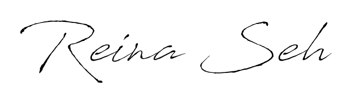 Quickly download Reina Seh name signature in high-resolution PNG using Antro_Vectra style. Ready to insert into PDFs and online applications. Reina Seh signature style 6 images and pictures png