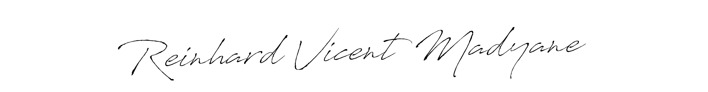 Reinhard Vicent Madyane stylish signature style. Best Handwritten Sign (Antro_Vectra) for my name. Handwritten Signature Collection Ideas for my name Reinhard Vicent Madyane. Reinhard Vicent Madyane signature style 6 images and pictures png