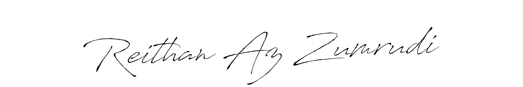 Similarly Antro_Vectra is the best handwritten signature design. Signature creator online .You can use it as an online autograph creator for name Reithan Az Zumrudi. Reithan Az Zumrudi signature style 6 images and pictures png