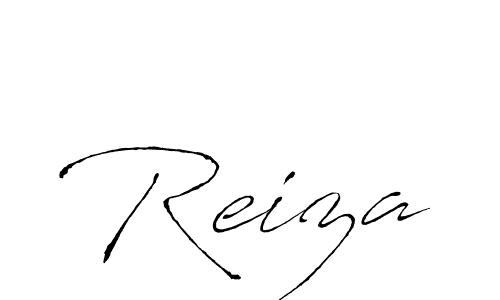 Make a beautiful signature design for name Reiza. With this signature (Antro_Vectra) style, you can create a handwritten signature for free. Reiza signature style 6 images and pictures png