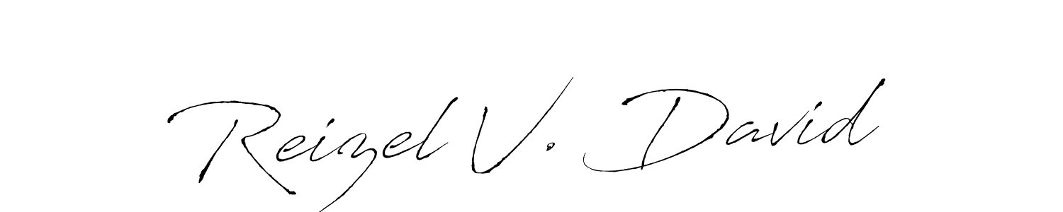 This is the best signature style for the Reizel V. David name. Also you like these signature font (Antro_Vectra). Mix name signature. Reizel V. David signature style 6 images and pictures png