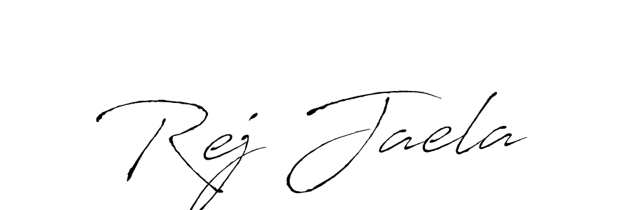 Use a signature maker to create a handwritten signature online. With this signature software, you can design (Antro_Vectra) your own signature for name Rej Jaela. Rej Jaela signature style 6 images and pictures png