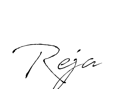 Reja stylish signature style. Best Handwritten Sign (Antro_Vectra) for my name. Handwritten Signature Collection Ideas for my name Reja. Reja signature style 6 images and pictures png