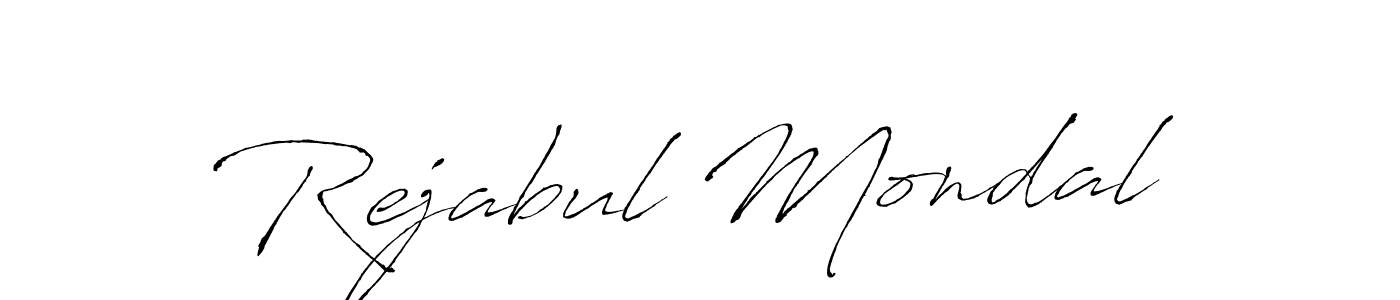 Rejabul Mondal stylish signature style. Best Handwritten Sign (Antro_Vectra) for my name. Handwritten Signature Collection Ideas for my name Rejabul Mondal. Rejabul Mondal signature style 6 images and pictures png