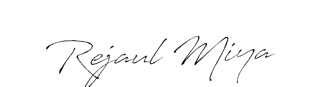 Make a beautiful signature design for name Rejaul Miya. With this signature (Antro_Vectra) style, you can create a handwritten signature for free. Rejaul Miya signature style 6 images and pictures png