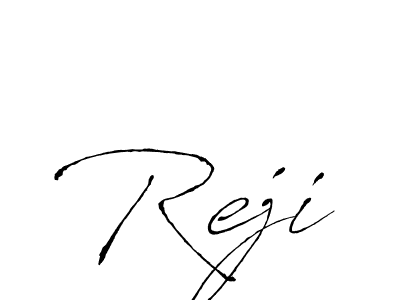 if you are searching for the best signature style for your name Reji. so please give up your signature search. here we have designed multiple signature styles  using Antro_Vectra. Reji signature style 6 images and pictures png