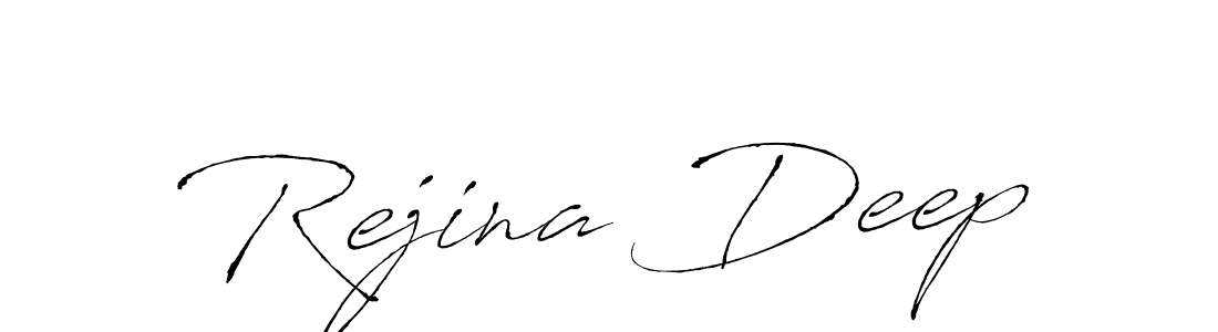 It looks lik you need a new signature style for name Rejina Deep. Design unique handwritten (Antro_Vectra) signature with our free signature maker in just a few clicks. Rejina Deep signature style 6 images and pictures png