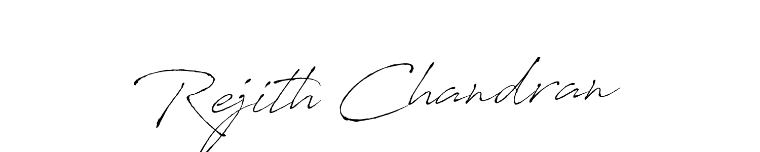 Also You can easily find your signature by using the search form. We will create Rejith Chandran name handwritten signature images for you free of cost using Antro_Vectra sign style. Rejith Chandran signature style 6 images and pictures png