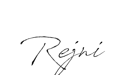 Rejni stylish signature style. Best Handwritten Sign (Antro_Vectra) for my name. Handwritten Signature Collection Ideas for my name Rejni. Rejni signature style 6 images and pictures png