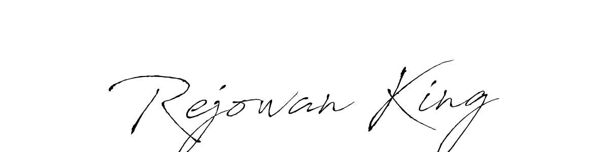 Rejowan King stylish signature style. Best Handwritten Sign (Antro_Vectra) for my name. Handwritten Signature Collection Ideas for my name Rejowan King. Rejowan King signature style 6 images and pictures png