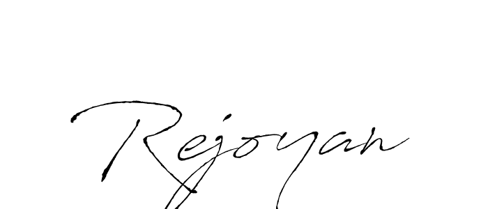 Design your own signature with our free online signature maker. With this signature software, you can create a handwritten (Antro_Vectra) signature for name Rejoyan. Rejoyan signature style 6 images and pictures png