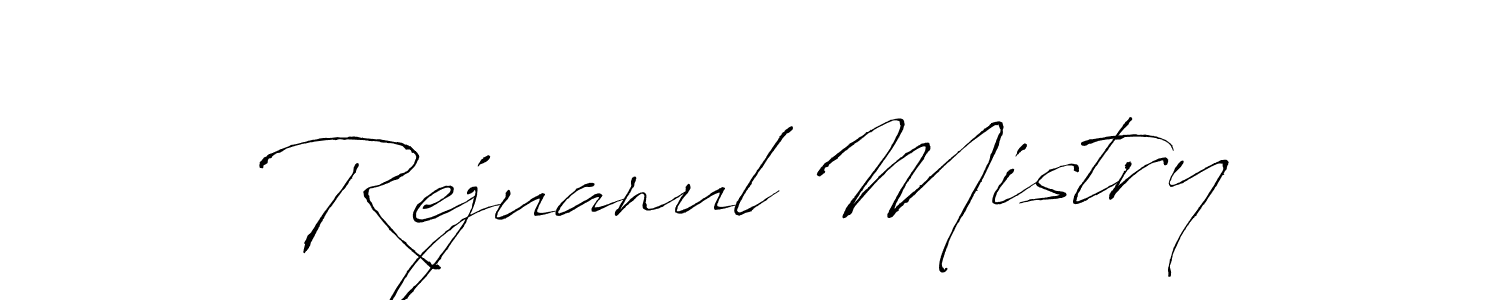 This is the best signature style for the Rejuanul Mistry name. Also you like these signature font (Antro_Vectra). Mix name signature. Rejuanul Mistry signature style 6 images and pictures png