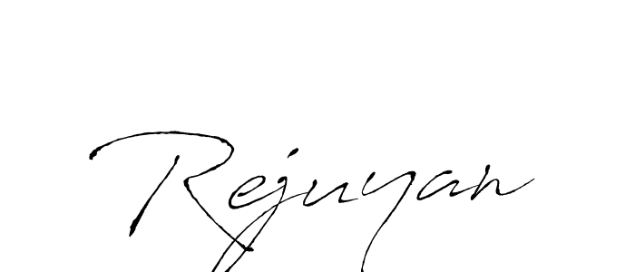 Rejuyan stylish signature style. Best Handwritten Sign (Antro_Vectra) for my name. Handwritten Signature Collection Ideas for my name Rejuyan. Rejuyan signature style 6 images and pictures png