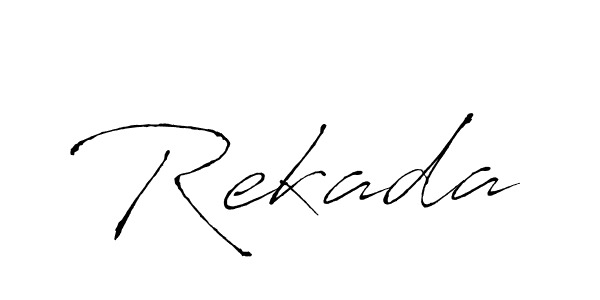 Also You can easily find your signature by using the search form. We will create Rekada name handwritten signature images for you free of cost using Antro_Vectra sign style. Rekada signature style 6 images and pictures png