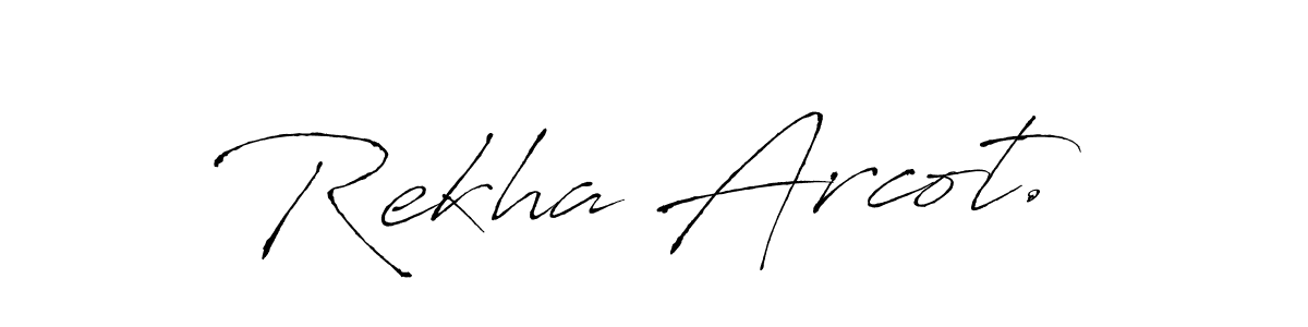 Also we have Rekha Arcot. name is the best signature style. Create professional handwritten signature collection using Antro_Vectra autograph style. Rekha Arcot. signature style 6 images and pictures png