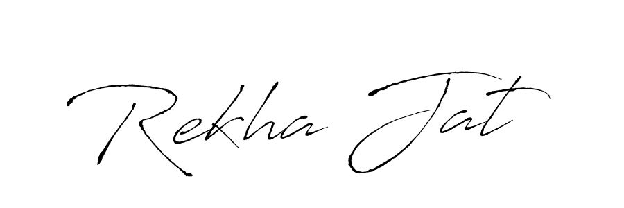 Create a beautiful signature design for name Rekha Jat. With this signature (Antro_Vectra) fonts, you can make a handwritten signature for free. Rekha Jat signature style 6 images and pictures png