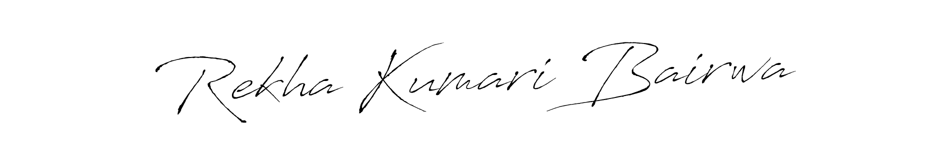 How to make Rekha Kumari Bairwa signature? Antro_Vectra is a professional autograph style. Create handwritten signature for Rekha Kumari Bairwa name. Rekha Kumari Bairwa signature style 6 images and pictures png