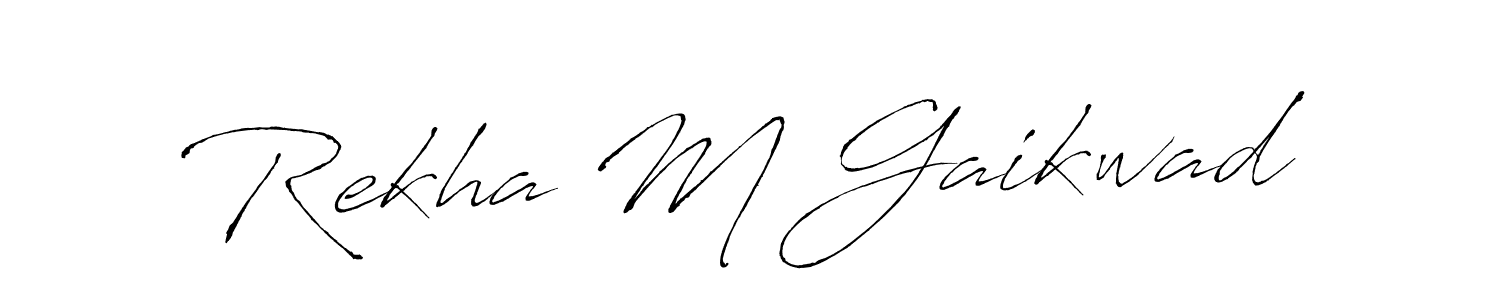 Make a beautiful signature design for name Rekha M Gaikwad. Use this online signature maker to create a handwritten signature for free. Rekha M Gaikwad signature style 6 images and pictures png