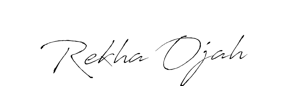 Antro_Vectra is a professional signature style that is perfect for those who want to add a touch of class to their signature. It is also a great choice for those who want to make their signature more unique. Get Rekha Ojah name to fancy signature for free. Rekha Ojah signature style 6 images and pictures png