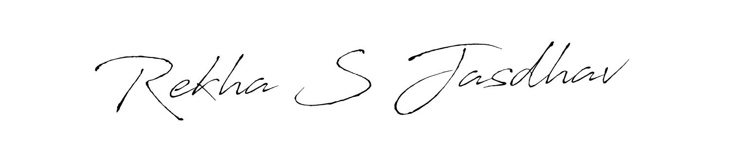 Make a beautiful signature design for name Rekha S Jasdhav. Use this online signature maker to create a handwritten signature for free. Rekha S Jasdhav signature style 6 images and pictures png