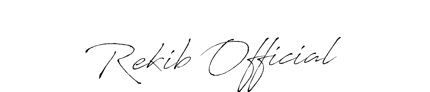 Also You can easily find your signature by using the search form. We will create Rekib Official name handwritten signature images for you free of cost using Antro_Vectra sign style. Rekib Official signature style 6 images and pictures png