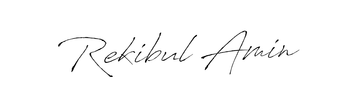 It looks lik you need a new signature style for name Rekibul Amin. Design unique handwritten (Antro_Vectra) signature with our free signature maker in just a few clicks. Rekibul Amin signature style 6 images and pictures png