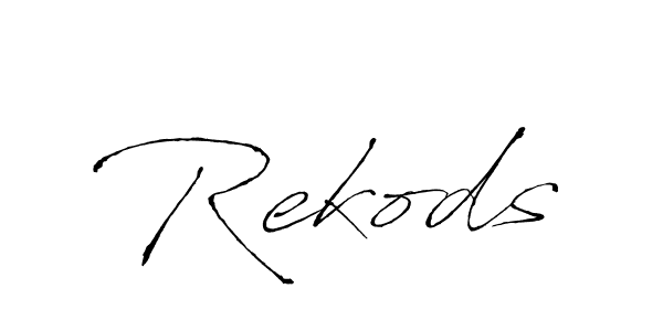 Rekods stylish signature style. Best Handwritten Sign (Antro_Vectra) for my name. Handwritten Signature Collection Ideas for my name Rekods. Rekods signature style 6 images and pictures png