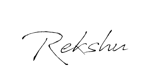 Also You can easily find your signature by using the search form. We will create Rekshu name handwritten signature images for you free of cost using Antro_Vectra sign style. Rekshu signature style 6 images and pictures png