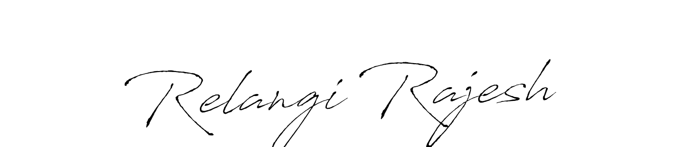 How to make Relangi Rajesh signature? Antro_Vectra is a professional autograph style. Create handwritten signature for Relangi Rajesh name. Relangi Rajesh signature style 6 images and pictures png