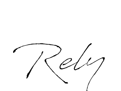 Rely stylish signature style. Best Handwritten Sign (Antro_Vectra) for my name. Handwritten Signature Collection Ideas for my name Rely. Rely signature style 6 images and pictures png