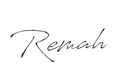 Create a beautiful signature design for name Remah. With this signature (Antro_Vectra) fonts, you can make a handwritten signature for free. Remah signature style 6 images and pictures png