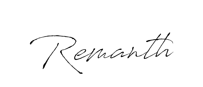 Best and Professional Signature Style for Remanth. Antro_Vectra Best Signature Style Collection. Remanth signature style 6 images and pictures png