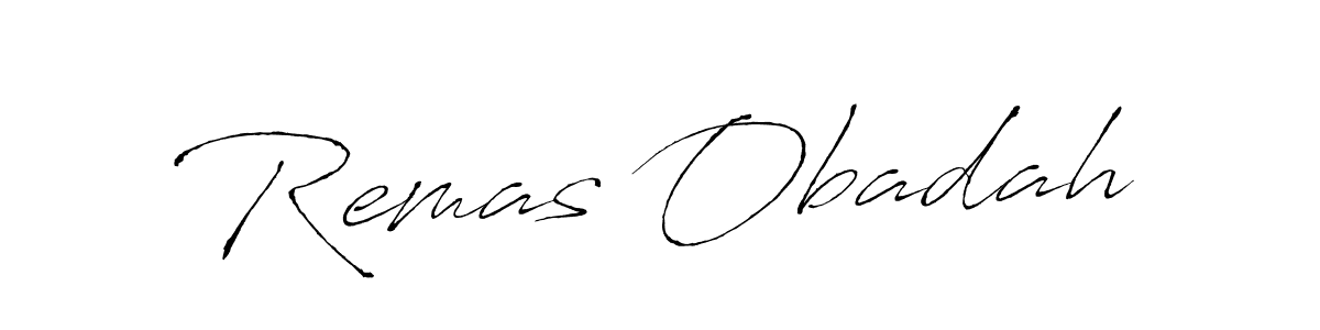 Remas Obadah stylish signature style. Best Handwritten Sign (Antro_Vectra) for my name. Handwritten Signature Collection Ideas for my name Remas Obadah. Remas Obadah signature style 6 images and pictures png