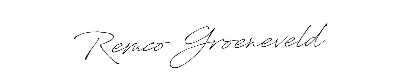 You should practise on your own different ways (Antro_Vectra) to write your name (Remco Groeneveld) in signature. don't let someone else do it for you. Remco Groeneveld signature style 6 images and pictures png