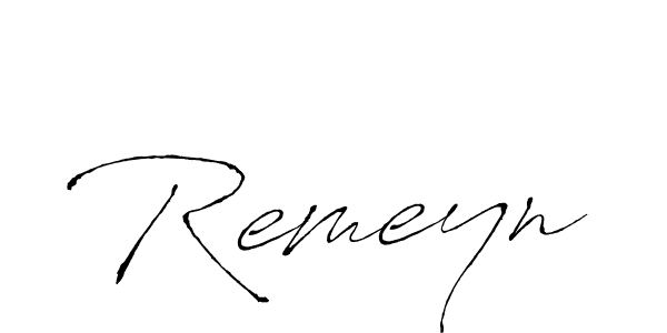 Design your own signature with our free online signature maker. With this signature software, you can create a handwritten (Antro_Vectra) signature for name Remeyn. Remeyn signature style 6 images and pictures png